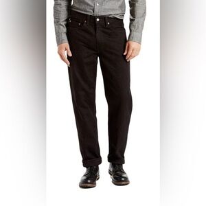 Levi's Men's 550 Relaxed Fit Black Jeans
